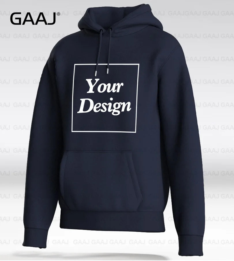 Felpa con cappuccio in cotone premium personalizzata uomo donna, personalizza la stampa felpa con cappuccio, fai da te il tuo design foto logo pullover, regalo per squadra familiare