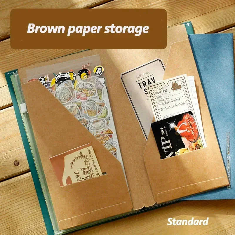 Fromthenon Travelers Notebook Standard Passport Replacement Inner Page Travel Planner Journal Notebook Refill Supplies