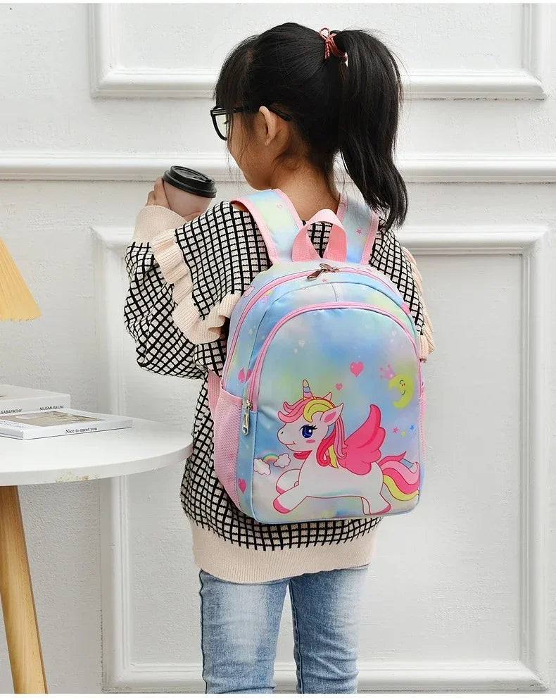 Nuovo zaino per bambini Cartoon simpatico unicorno sirena stampa zainetto asilo zainetto leggero
