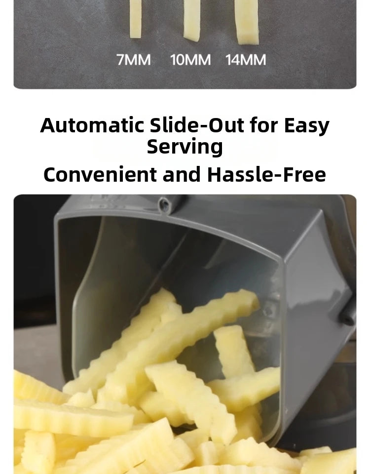 4-in-1 Vegetable Slicer Machine, Electric Food Chopper for Kitchen Household/Commercial Use Commercial-Grade Efficient Vegetable
