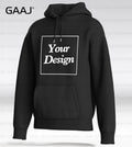 Felpa con cappuccio in cotone premium personalizzata uomo donna, personalizza la stampa felpa con cappuccio, fai da te il tuo design foto logo pullover, regalo per squadra familiare