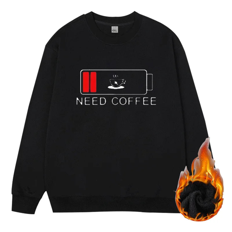 Felpa con fodera in pile taglie forti Pullover Maglione caldo oversize da uomo 6XL 7XL Girocollo Manica lunga Top larghi Abbigliamento maschile
