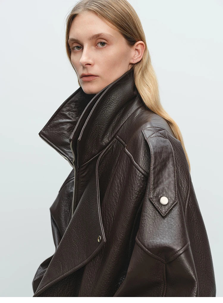 Mauroicardi Primavera Giacca oversize in morbida pelle Pu nera da uomo Cintura a maniche lunghe Designer di lusso Abiti di moda europei 2025