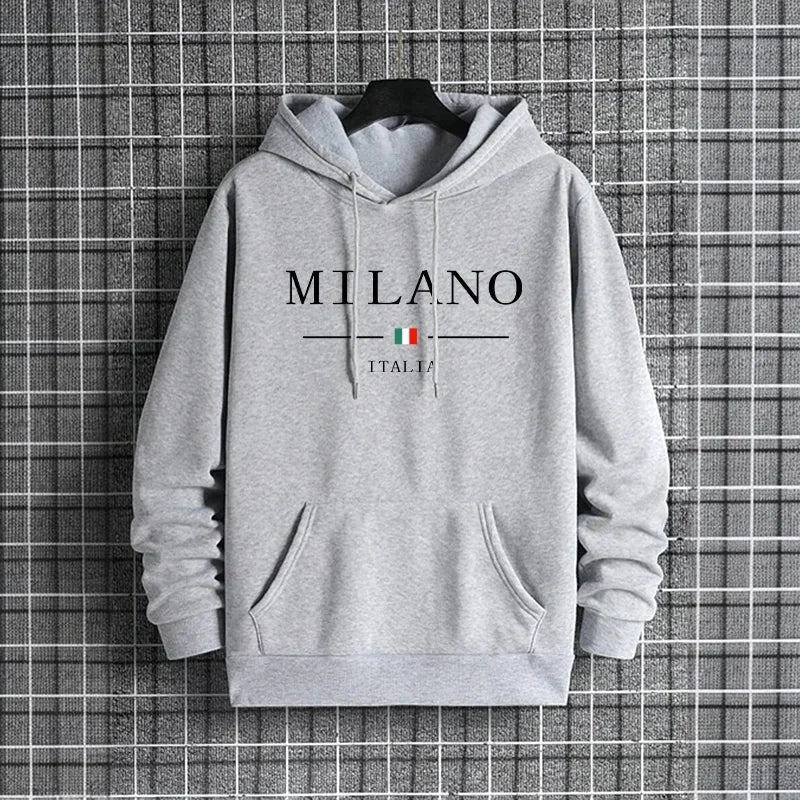 Nuova Tuta da Uomo in Vendita, Abbigliamento Sportivo Tinta Unita, Felpe Casual per Attività all'Aperto, Jogging, Felpe con Cappuccio di Alta Qualità