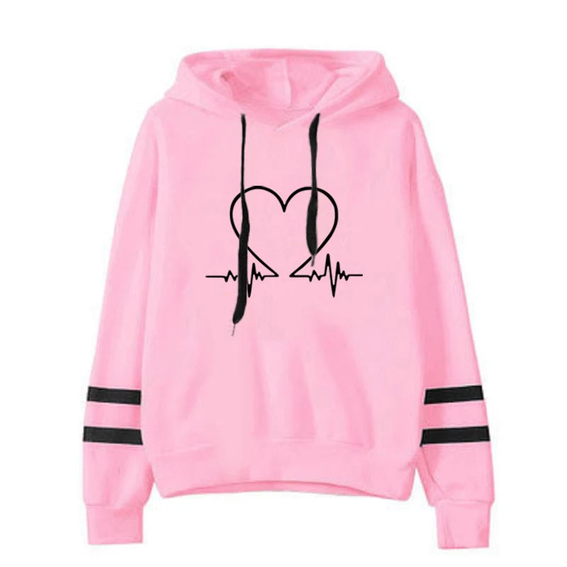 Abbigliamento donna Felpe versatili Felpe casual Pullover comodi Vestibilità slim Morbido stile pigro a righe Jogging quotidiano da donna
