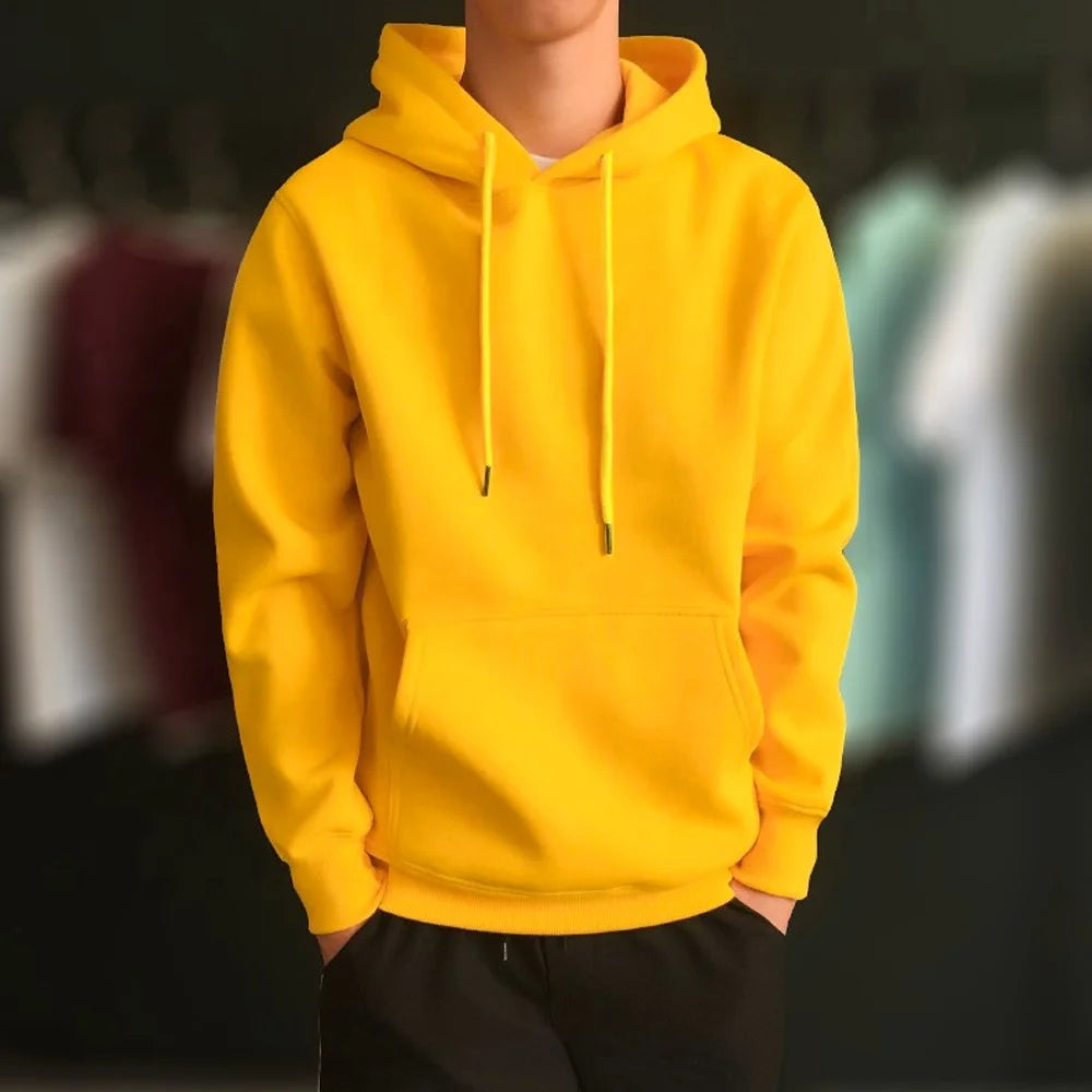 Felpe 2024 Nuovi Uomini di Harajuku Felpe Con Cappuccio Casual All-match Pullover Streetwear Maglione Abbigliamento di Moda Felpa Con Cappuccio