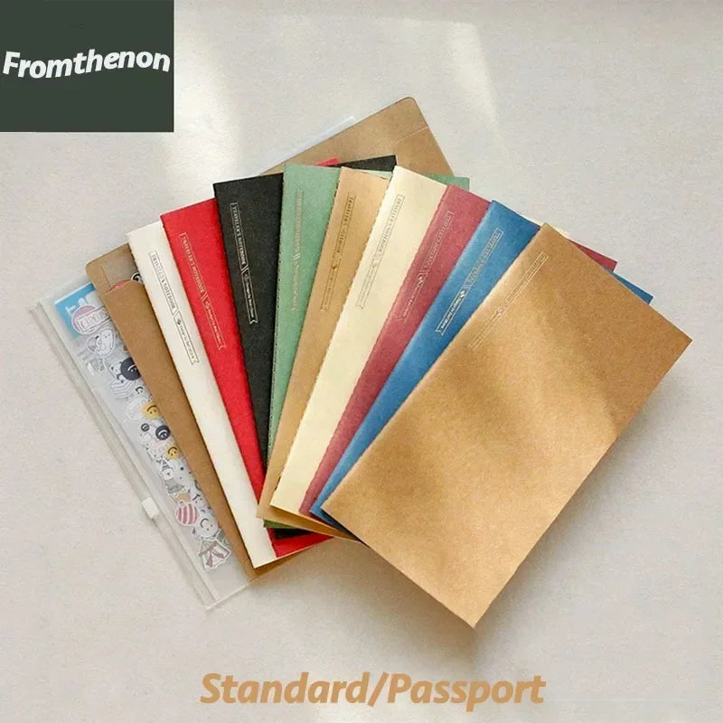 Fromthenon Travelers Notebook Standard Passport Replacement Inner Page Travel Planner Journal Notebook Refill Supplies