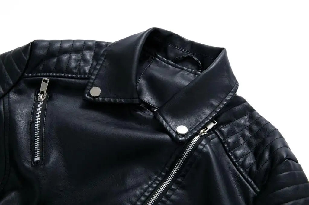 2026 Giacca in ecopelle da donna di nuova moda, cappotto casual in PU con cerniera primavera autunno, capispalla da motociclista femminile abbigliamento da donna S-XXXL