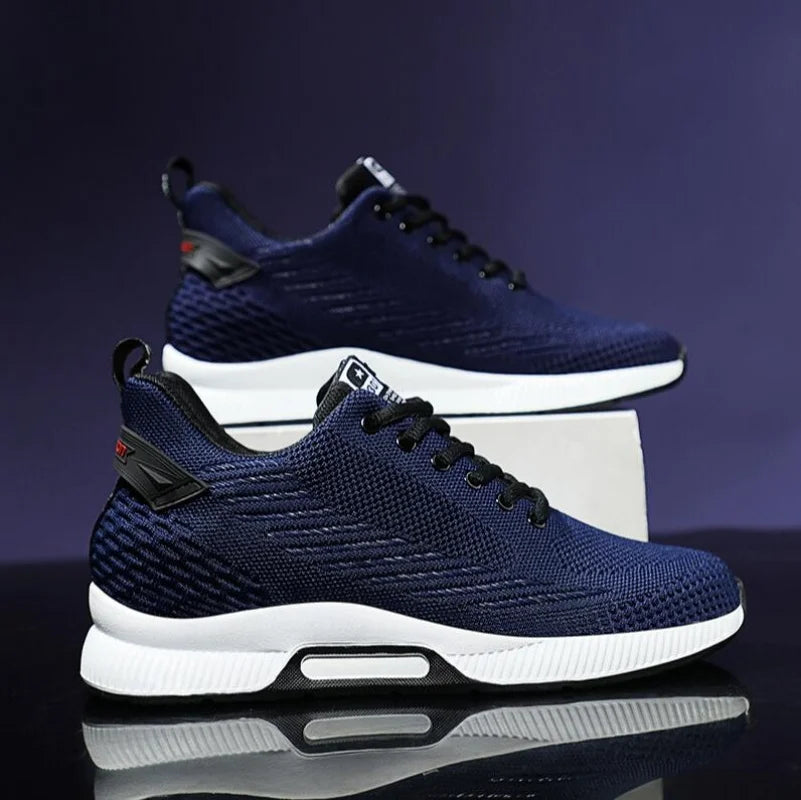 Nuove Sneakers da Uomo con Rialzo Interno, Scarpe Sportive Traspiranti in Mesh per Aumentare l'Altezza (6CM, 8CM)