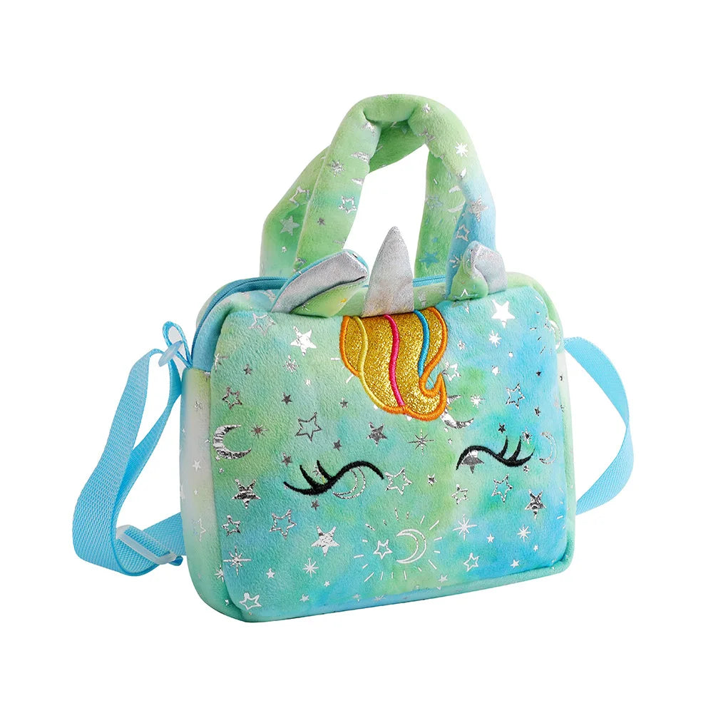 Borse a Tracolla Unicorno alla Moda per Bambine, Graziose Borsette per Bambini, Regalo di Compleanno, Piccola Borsa per Bambine