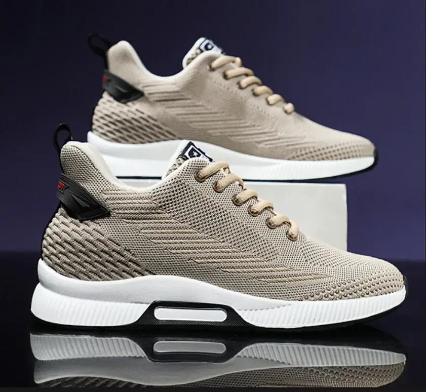 Nuove Sneakers da Uomo con Rialzo Interno, Scarpe Sportive Traspiranti in Mesh per Aumentare l'Altezza (6CM, 8CM)