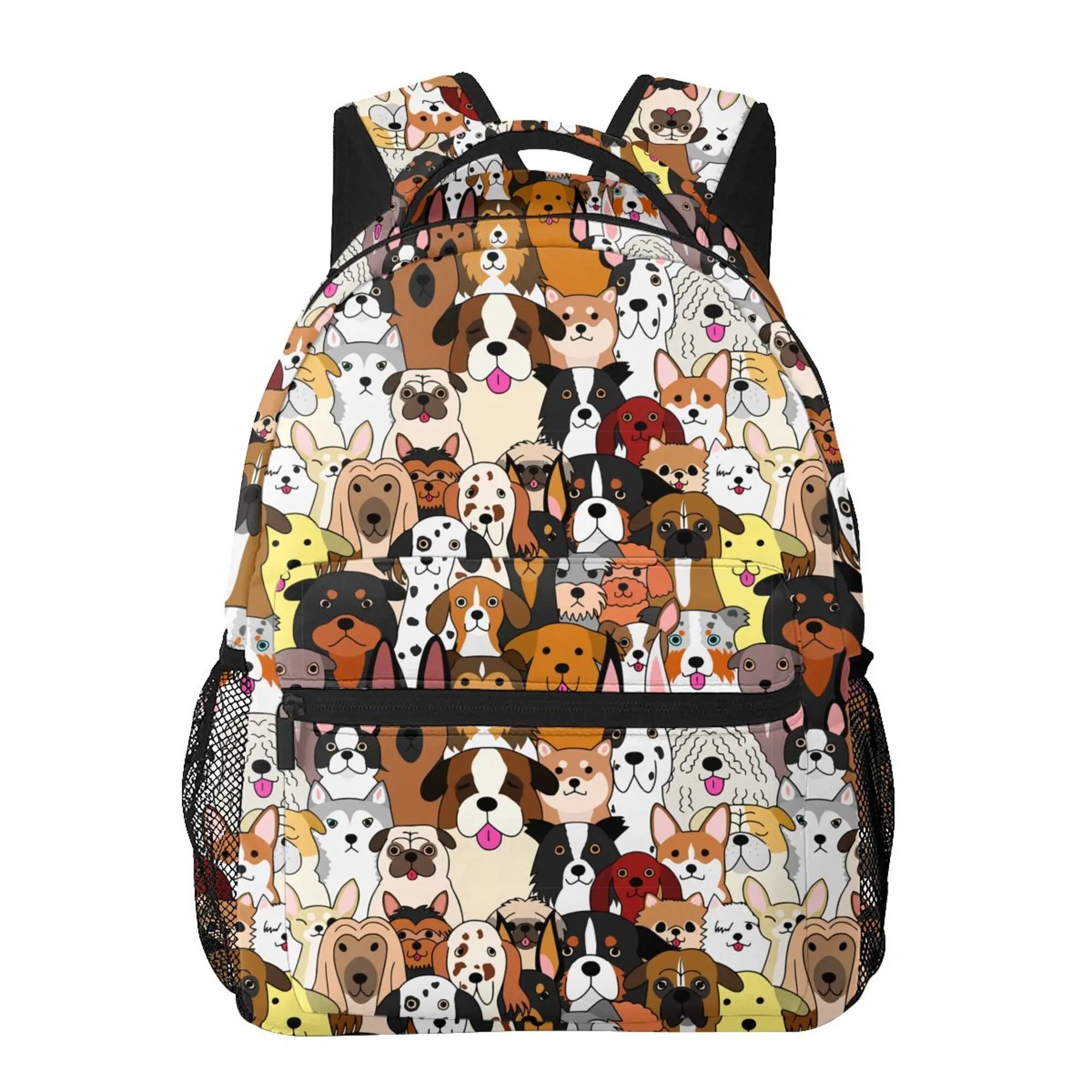 Zaino per cani dei cartoni animati zaino per libri carino zaini per la scuola divertenti borsa per Laptop leggera da viaggio escursionismo zaino impermeabile