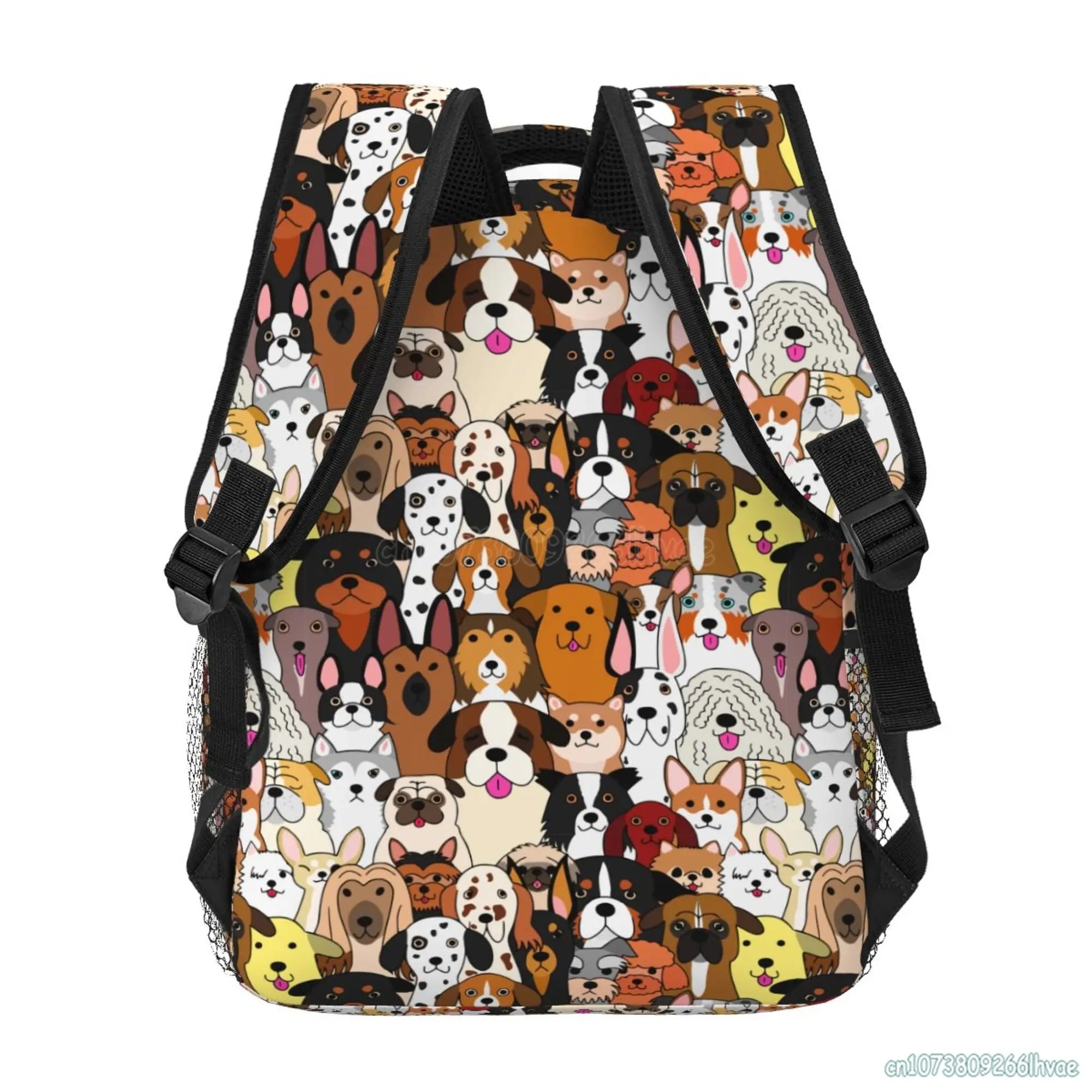Zaino per cani dei cartoni animati zaino per libri carino zaini per la scuola divertenti borsa per Laptop leggera da viaggio escursionismo zaino impermeabile